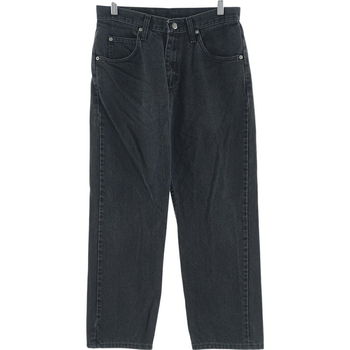 古着 ラングラー Wrangler TEXAS ブラックデニム ストレートデニム