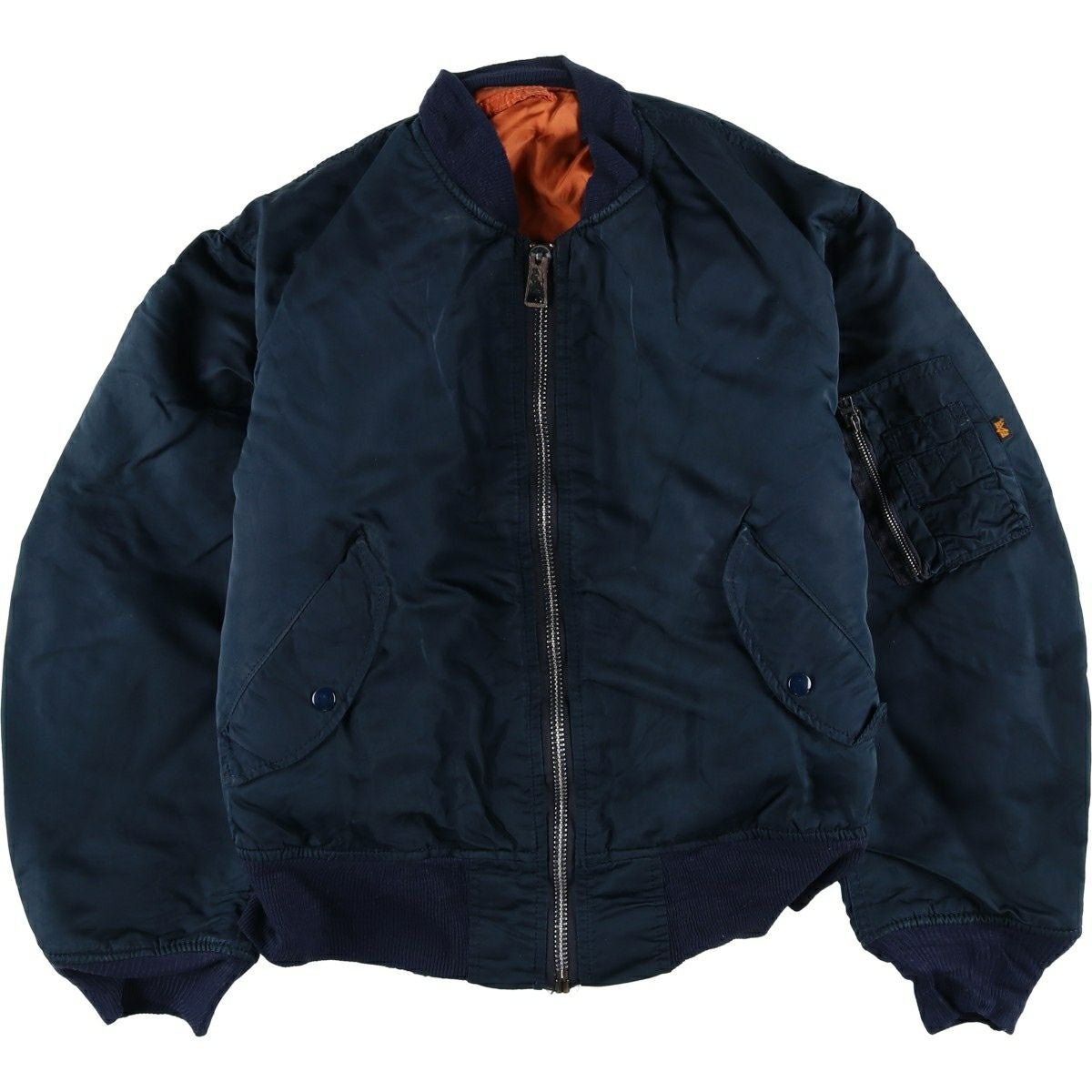 古着 民間品 MA-1タイプ 中綿入り ミリタリー フライトジャケット USA