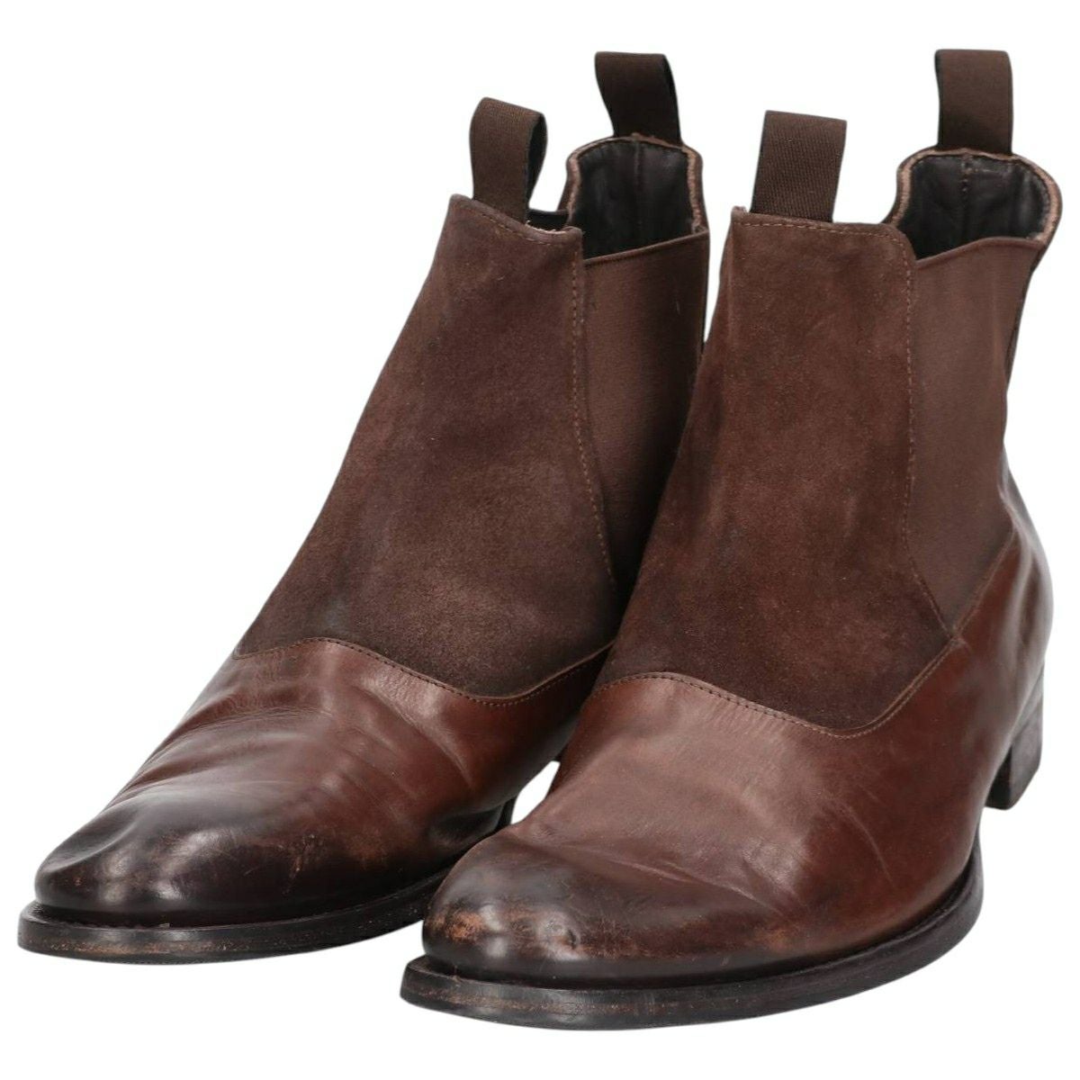 古着 カバロ Cavallo ジョッキー乗馬ブーツ ロングブーツ 6 1/2 メンズ
