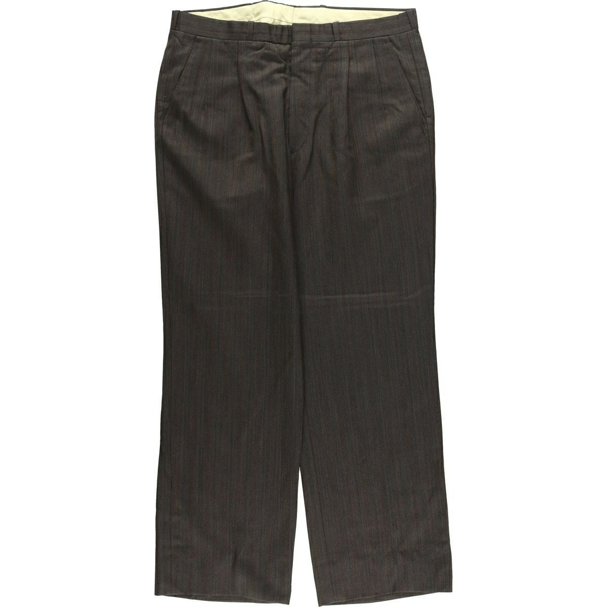 古着 Zanella ツータック ウールパンツ スラックス イタリア製 メンズ