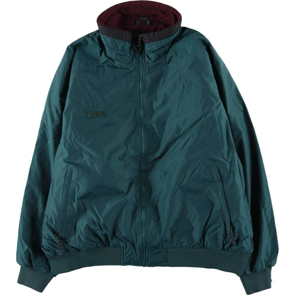 古着 90年代 コロンビア Columbia 白タグ ハーフスナップ ウォーム