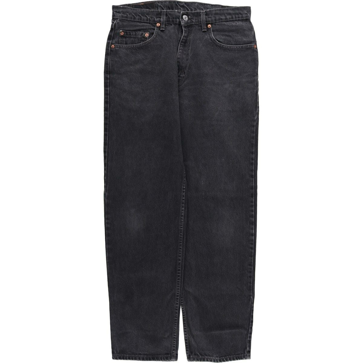 90s リーバイス 550 w36 l30 ブラックデニム オレンジタブ 古着 古着 90年代 リーバイス Levis 550 RELAXED FIT HUSKY オレンジタブ