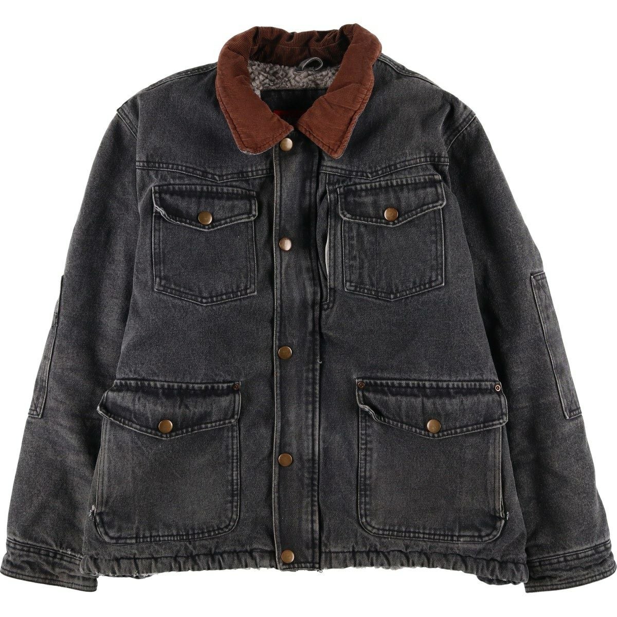 古着 ラングラー Wrangler AUTHENTIC WESTERN 長袖 ヘビーネルチェック