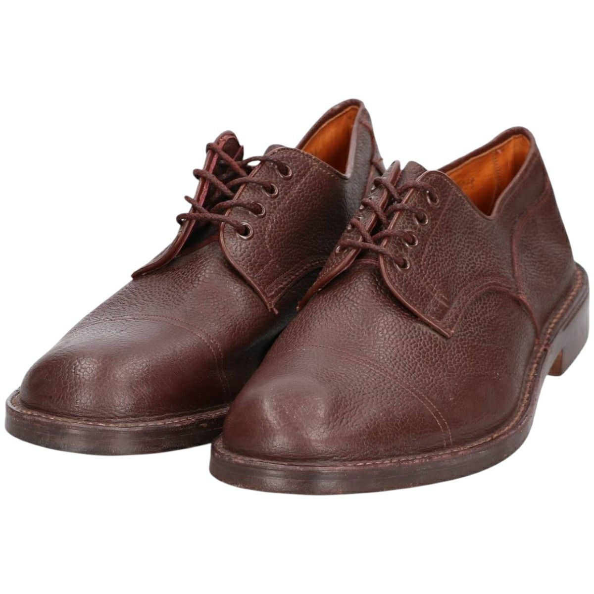 古着 ローク Loake フルブローグ ウイングチップシューズ 英国製