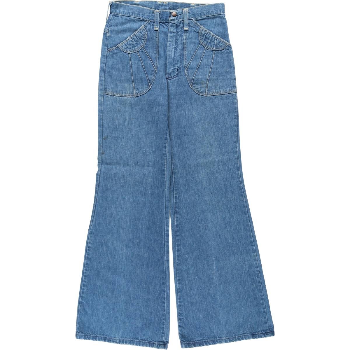 古着 70年代 ラングラー Wrangler NO-FAULT DENIMS ブーツカットデニム