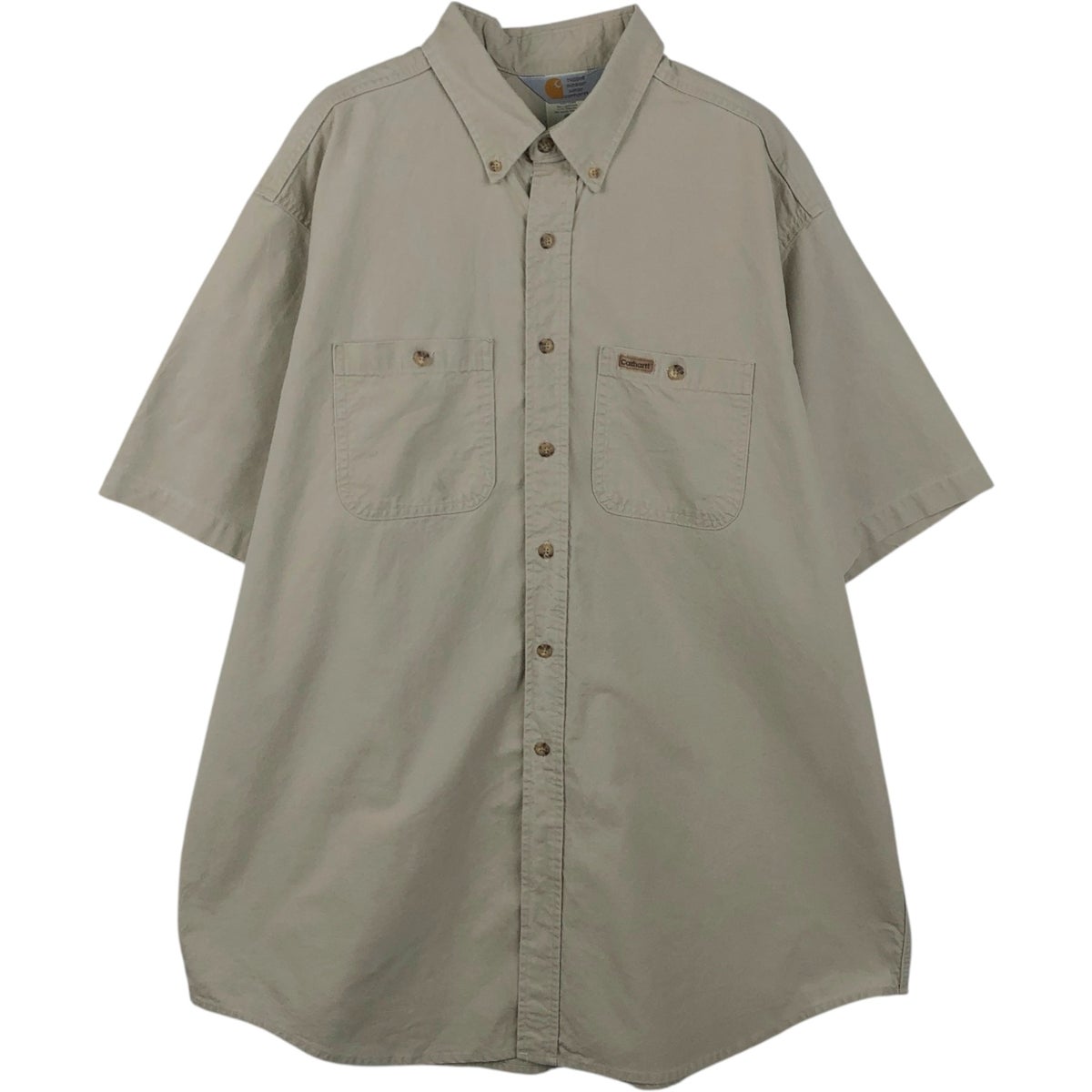 古着 90年代 カーハート Carhartt ヒッコリーストライプ 長袖 ワーク
