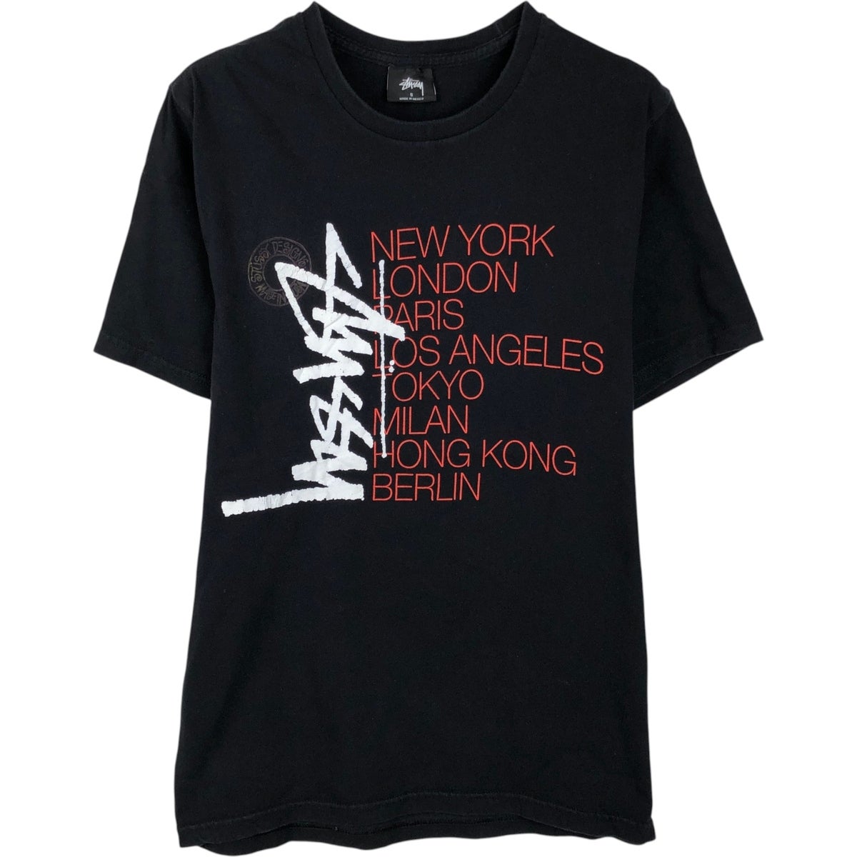 古着 ステューシー STUSSY サーフ スケートTシャツ メンズM相当