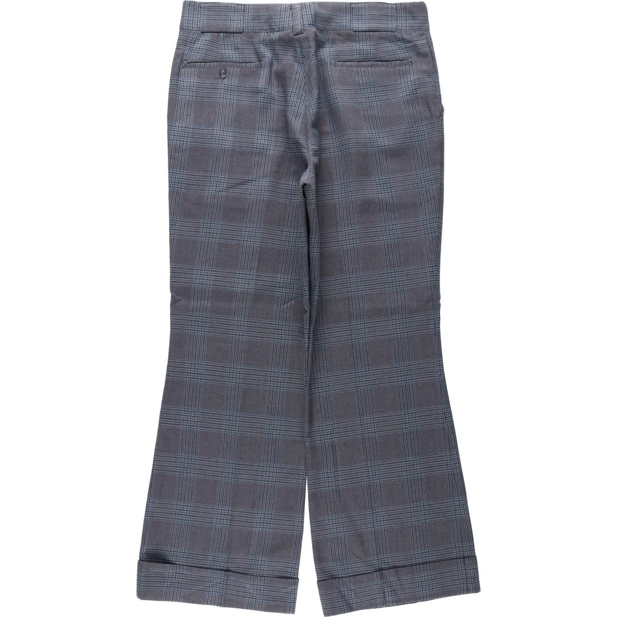 古着 70年代 HARRIS SLACKS グレンチェック フレアパンツ メンズw36