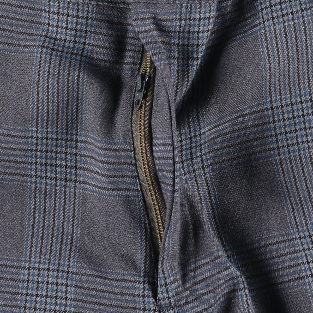 古着 70年代 HARRIS SLACKS グレンチェック フレアパンツ メンズw36