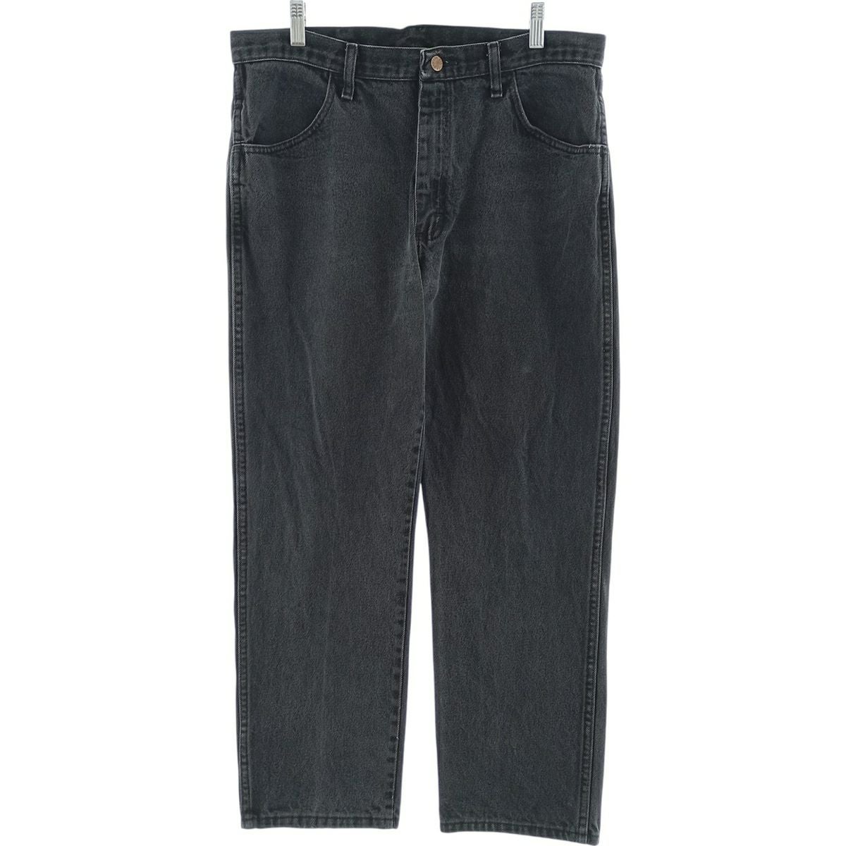古着 ラスラー RUSTLER ブラックデニム ストレートデニムパンツ メンズ
