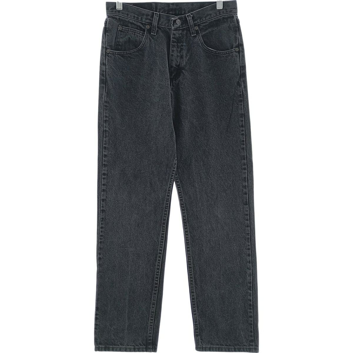 古着 ラングラー Wrangler ブラックデニム テーパードデニムパンツ