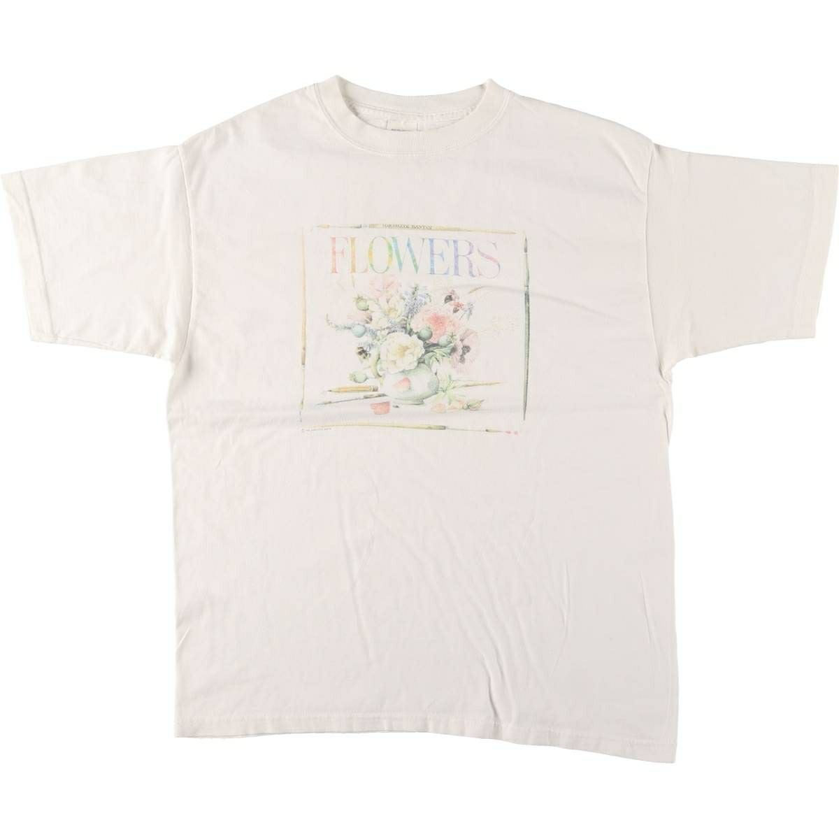 古着 90年代 BLUE WAVE 犬柄 プリントTシャツ USA製 メンズM相当