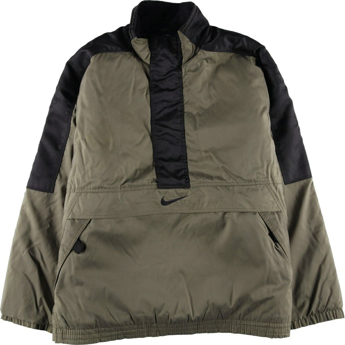 古着 00年代 ナイキ NIKE ハーフジップ フード付き ナイロンプルオーバー メンズXL相当/eaa594024 古着 00年代 ナイキ NIKE ハーフジップ フード付き ナイロンプル