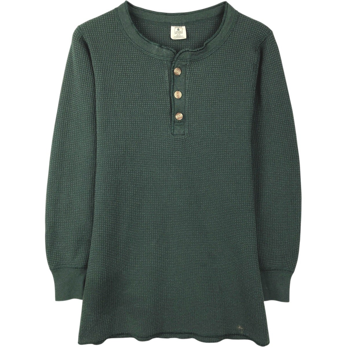 古着 NORTHWEST TERRITORY ヘンリーネック サーマルロンT ワッフル USA