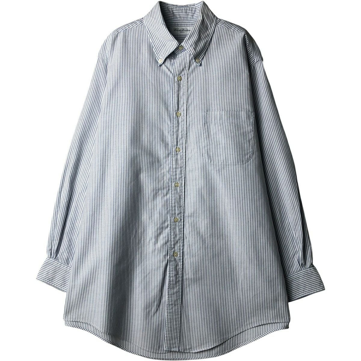 古着 ブルックスブラザーズ Brooks Brothers 長袖 ボタンダウンストライプシャツ USA製 メンズL相当/eaa626405 古着 ブルックスブラザーズ Brooks Brothers 長袖 ボタンダウン