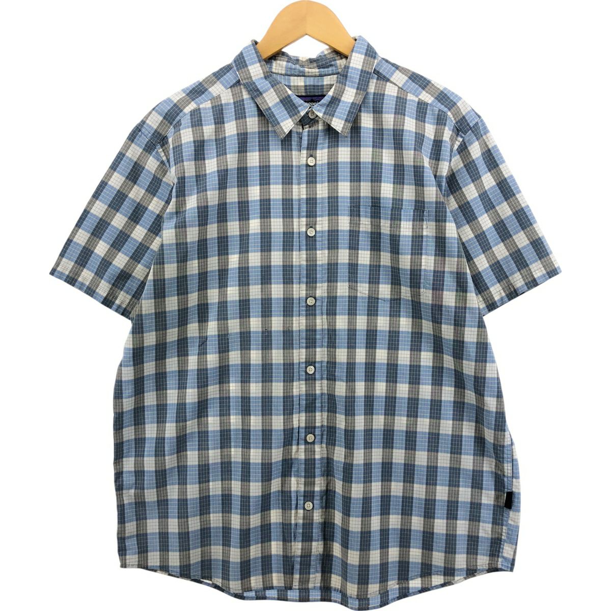 古着 パタゴニア Patagonia Migration Hemp Shirt 53138SP14 チェック