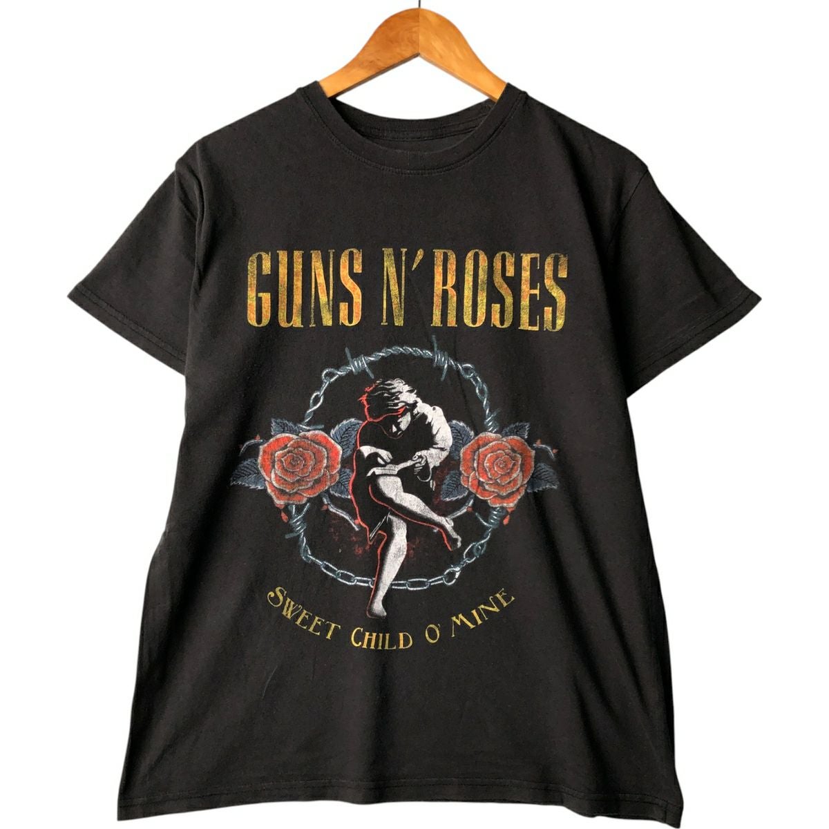 古着 GUNS N ROSES ガンズアンドローゼズ バンドTシャツ バンT メンズL