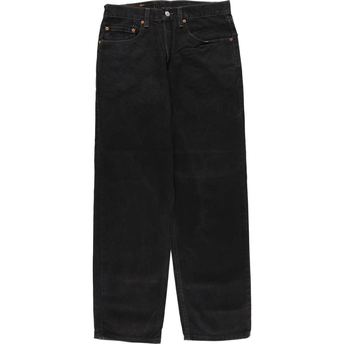 古着 リーバイス Levis 550 オレンジタブ ブラックデニム テーパード