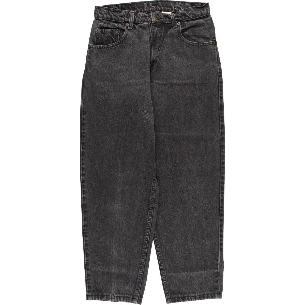 古着 90年代 リーバイス Levis 505-02600 ブラックデニム テーパード