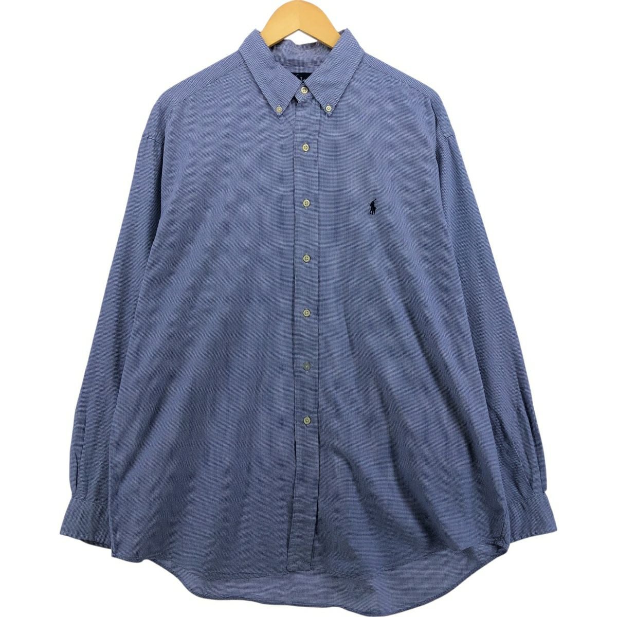 古着 ラルフローレン Ralph Lauren BLAKE 長袖 ボタンダウンチェック