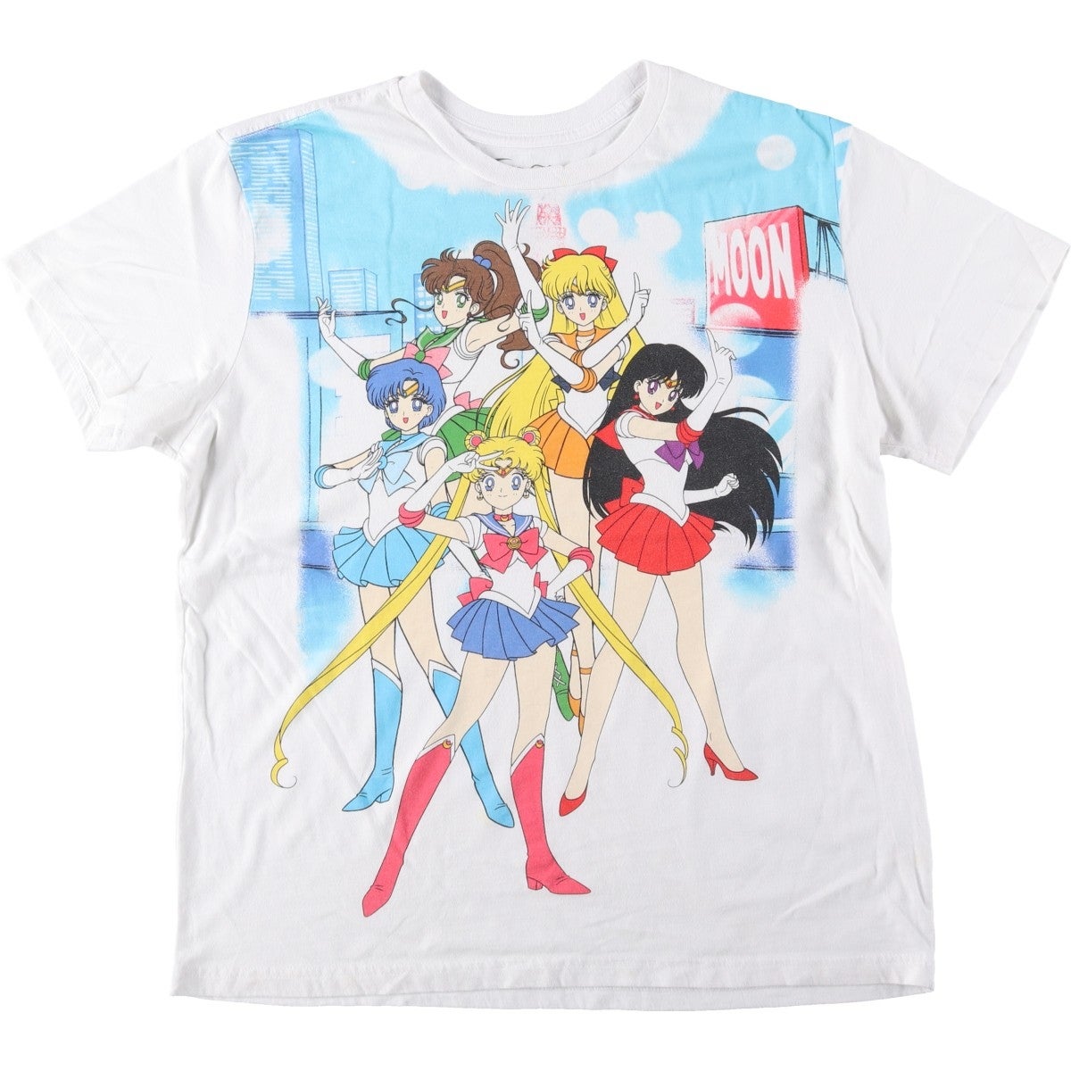 古着 SAILOR MOON セーラームーン アニメ キャラクタープリントTシャツ