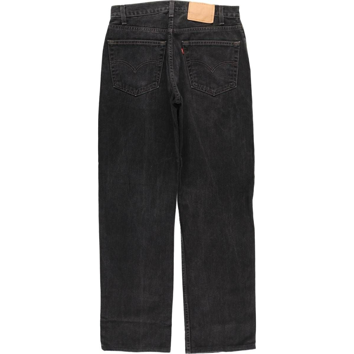 USA製！LEVI'S 505-0260 ブラックデニム W33 リーバイス 古着 90年代 リーバイス Levis 505-0260 ブラックデニム テーパード