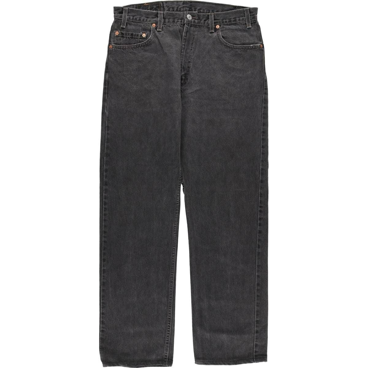 Levi's ブラックデニムパンツ w31 USA製 505-0260 古着 90年代 リーバイス Levis 505-0260 ブラックデニム テーパード