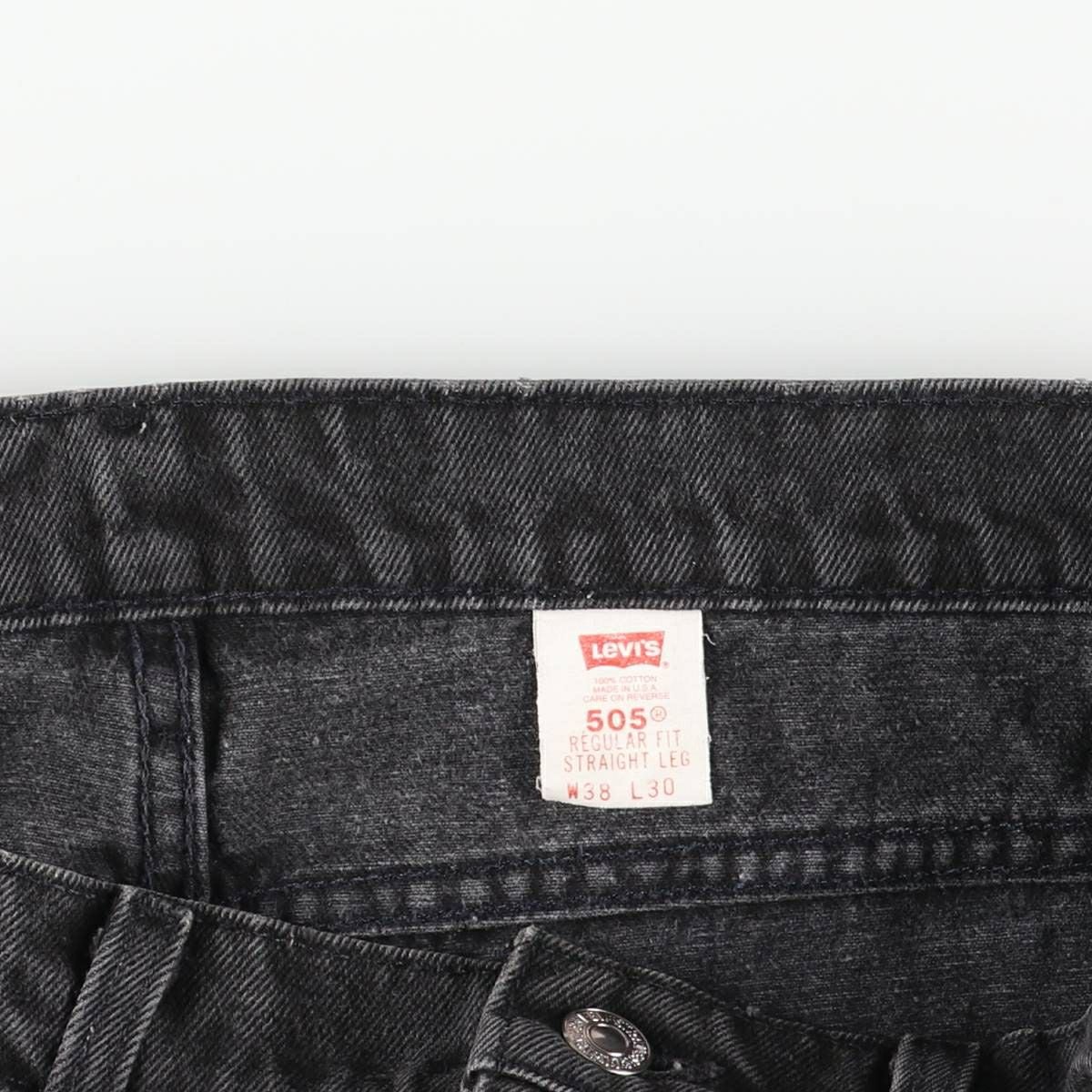 古着 90年代 リーバイス Levis 40505-4159 オレンジタブ ブラック