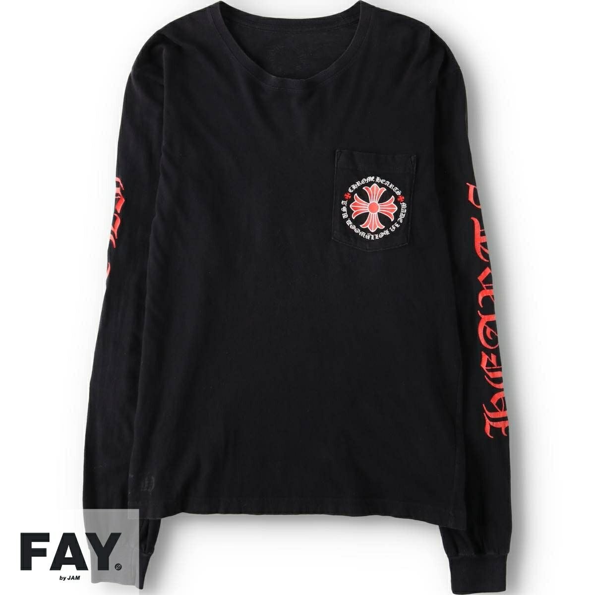 古着 クロムハーツ Chrome Hearts プリント ロングTシャツ ロンT USA製