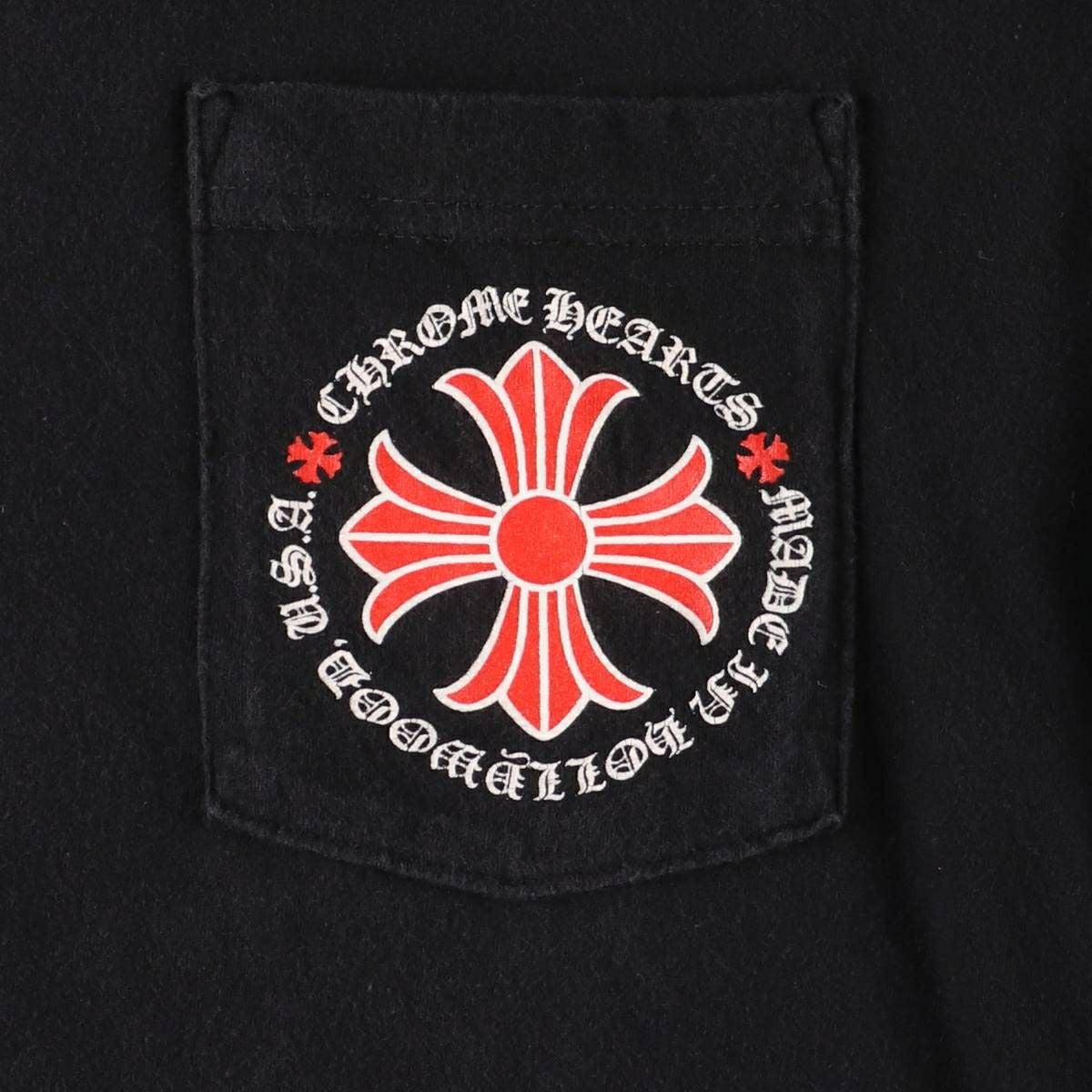 古着 クロムハーツ Chrome Hearts プリント ロングTシャツ ロンT USA製