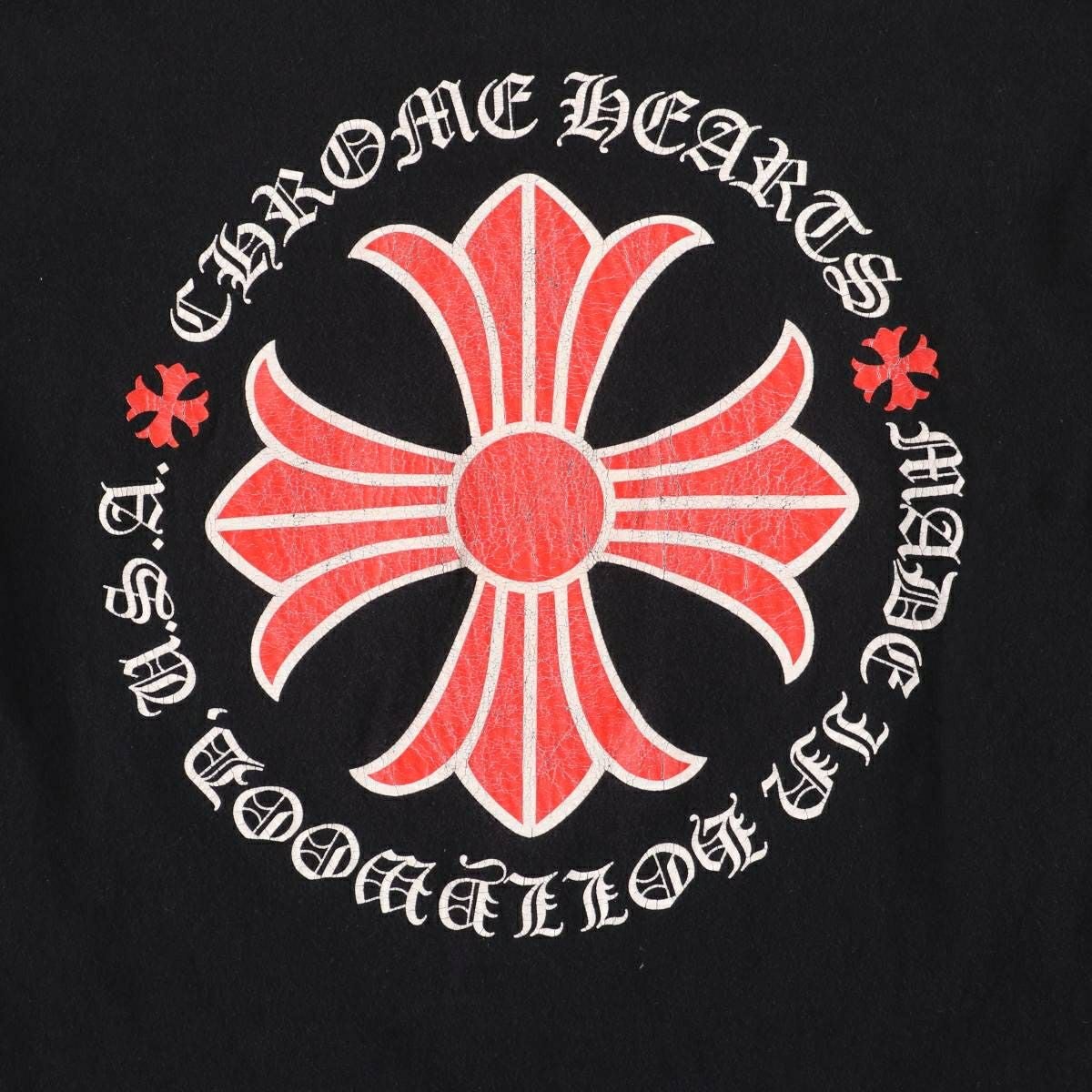 古着 クロムハーツ Chrome Hearts プリント ロングTシャツ ロンT USA製