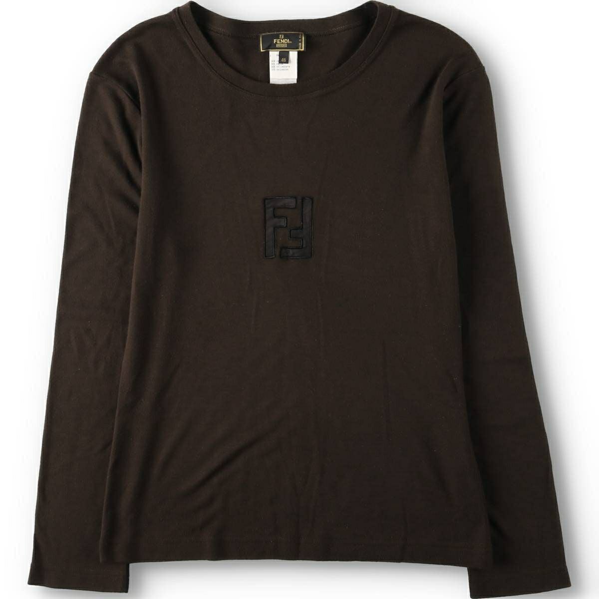 FENDI ロングTシャツ 古着 90年代 フェンディ FENDI ロングTシャツ ロンT イタリア製 メンズ
