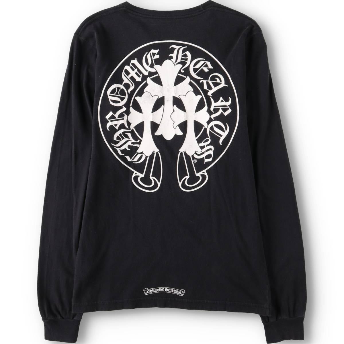 激レア90'sCHROMEHEARTSクロムハーツUSA製メンズ長袖　ロンt S 古着 クロムハーツ Chrome Hearts ロングTシャツ ロンT USA製 メンズS