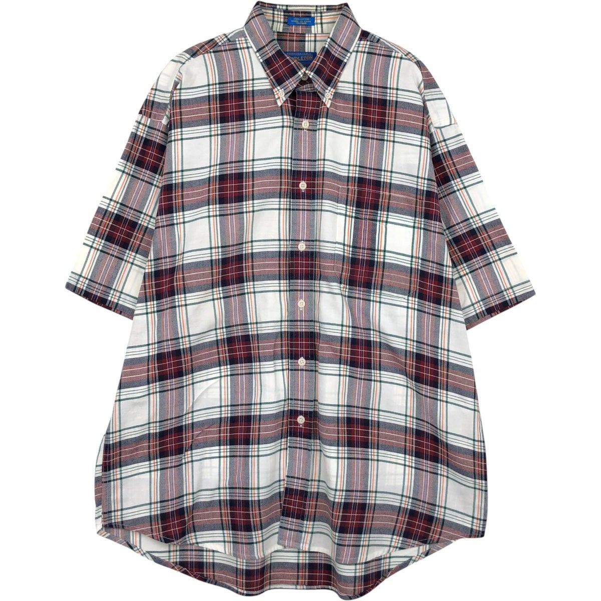古着 ペンドルトン PENDLETON 半袖 ボタンダウン チェックシャツ