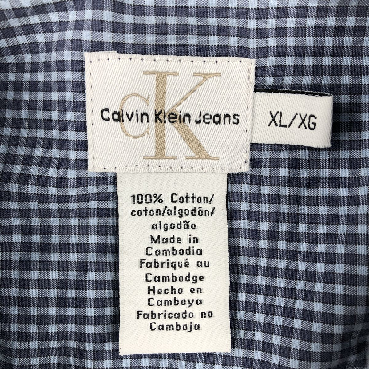 古着 90～00年代 カルバンクライン Calvin klein JEANS 半袖 コットン