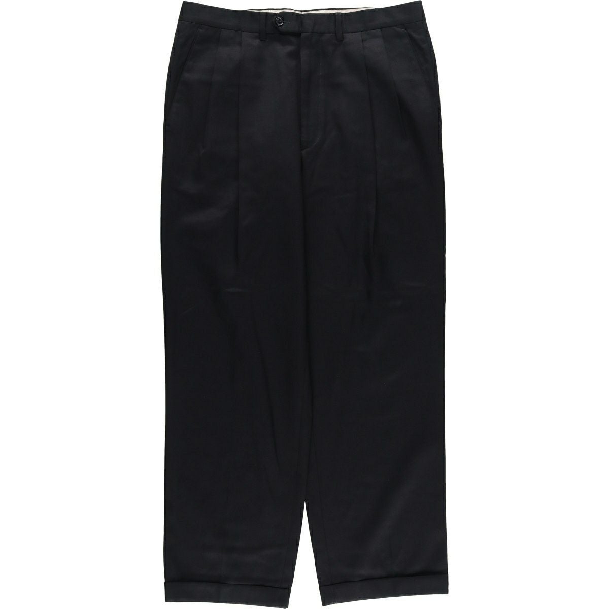 古着 Zanella ツータック ウールパンツ スラックス イタリア製 メンズ