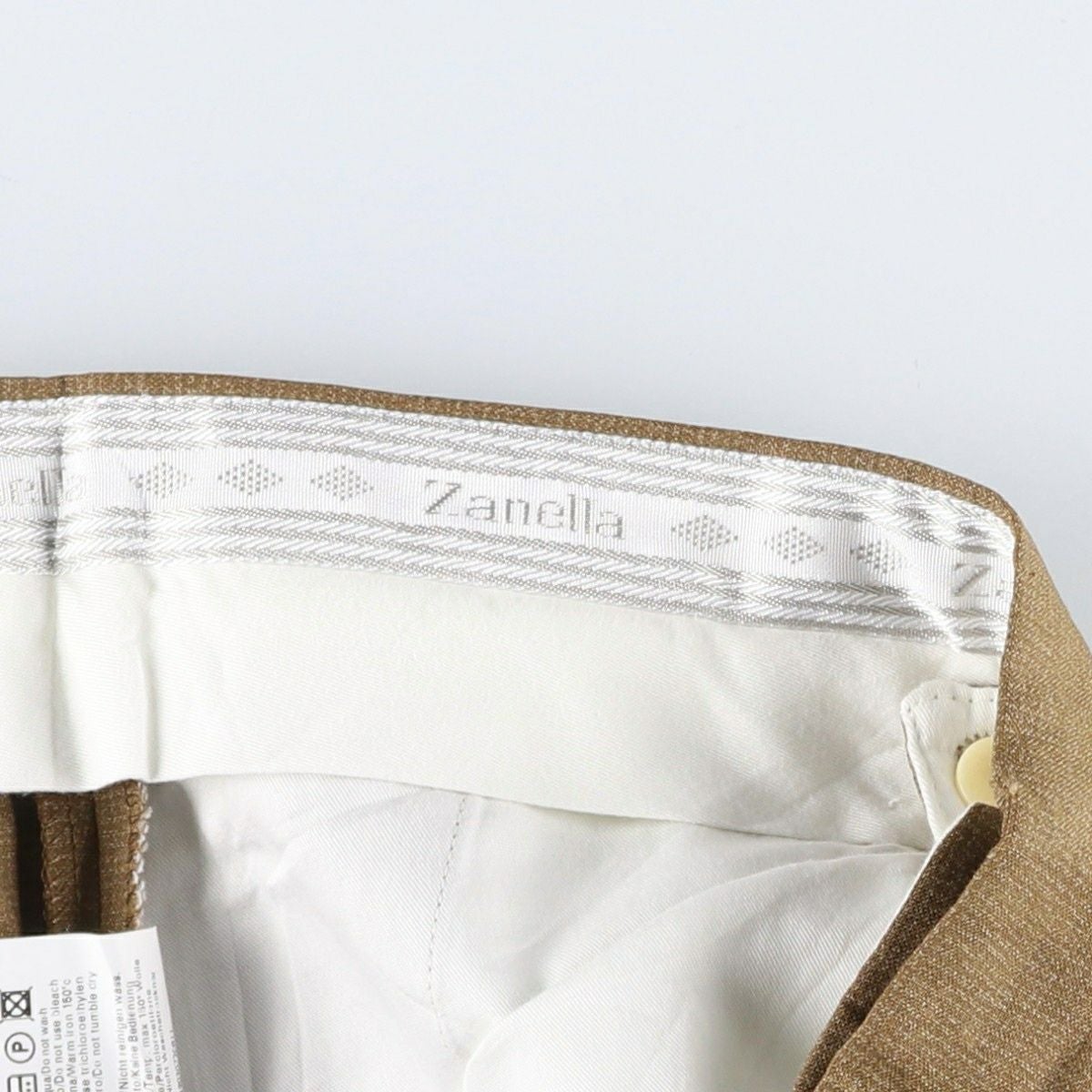 古着 Zanella ツータック ウールパンツ スラックス イタリア製 メンズ