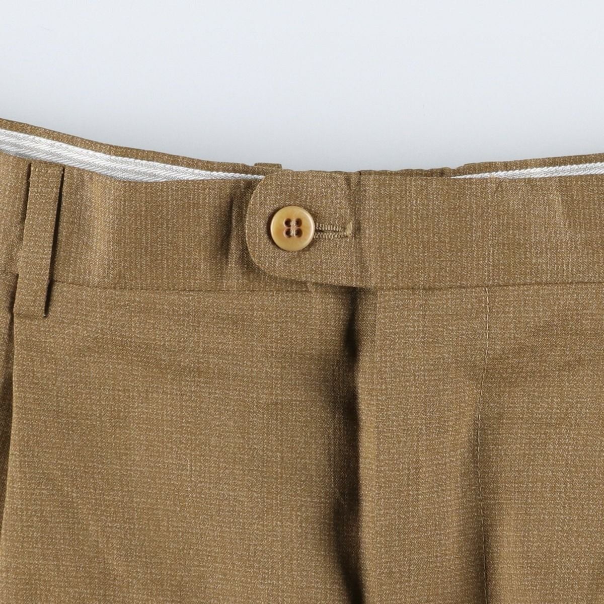 古着 Zanella ツータック ウールパンツ スラックス イタリア製 メンズ