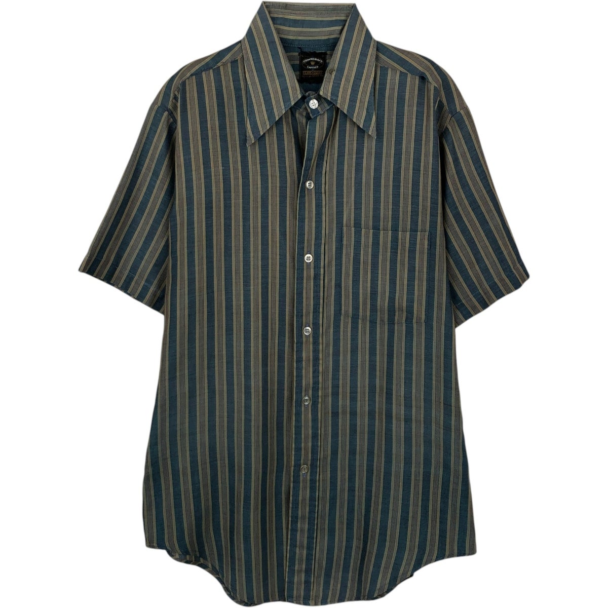 古着 70年代 タウンクラフト TOWN CRAFT PENNEYS 長袖 コットンシャツ