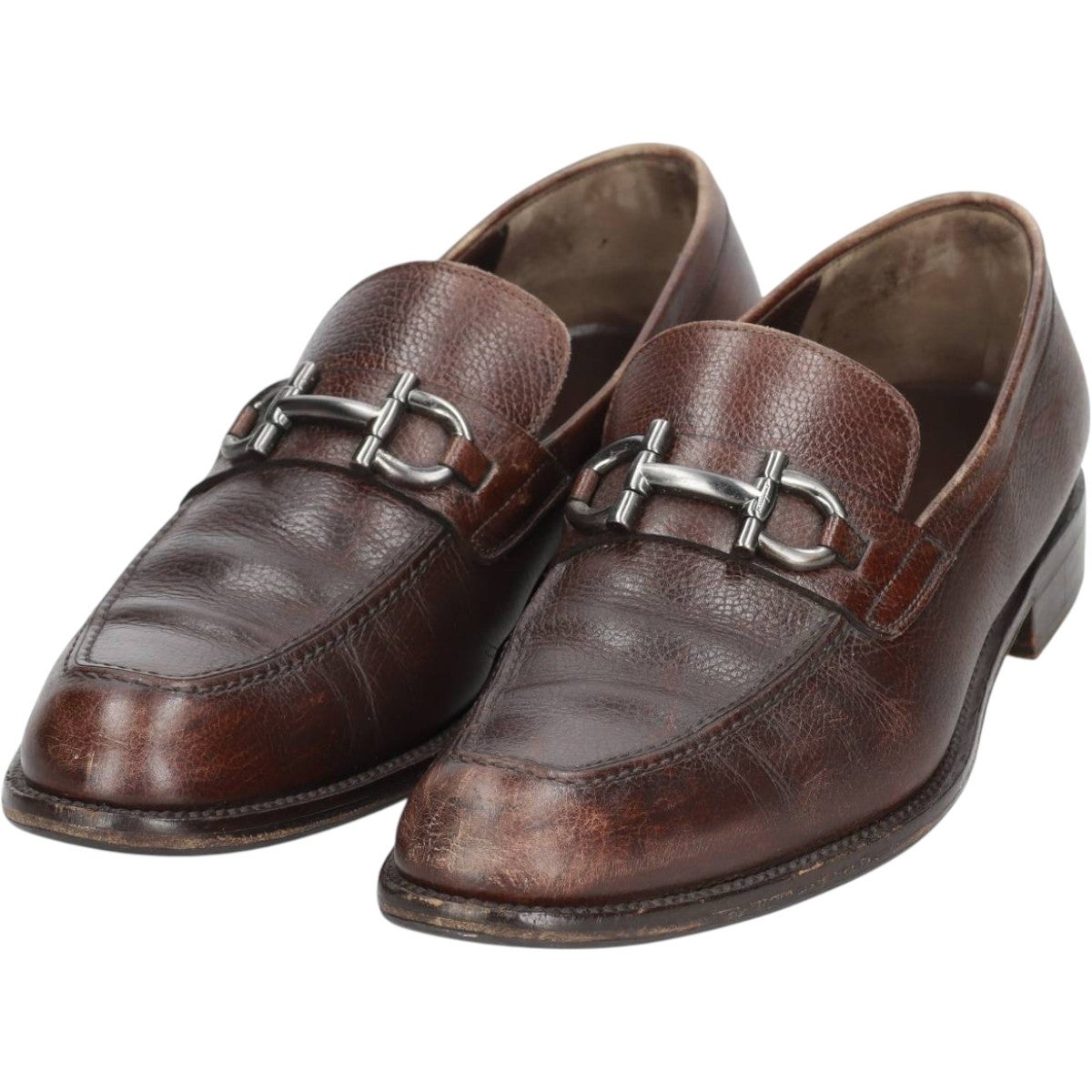 古着 フェラガモ Salvatore Ferragamo ストレートチップシューズ