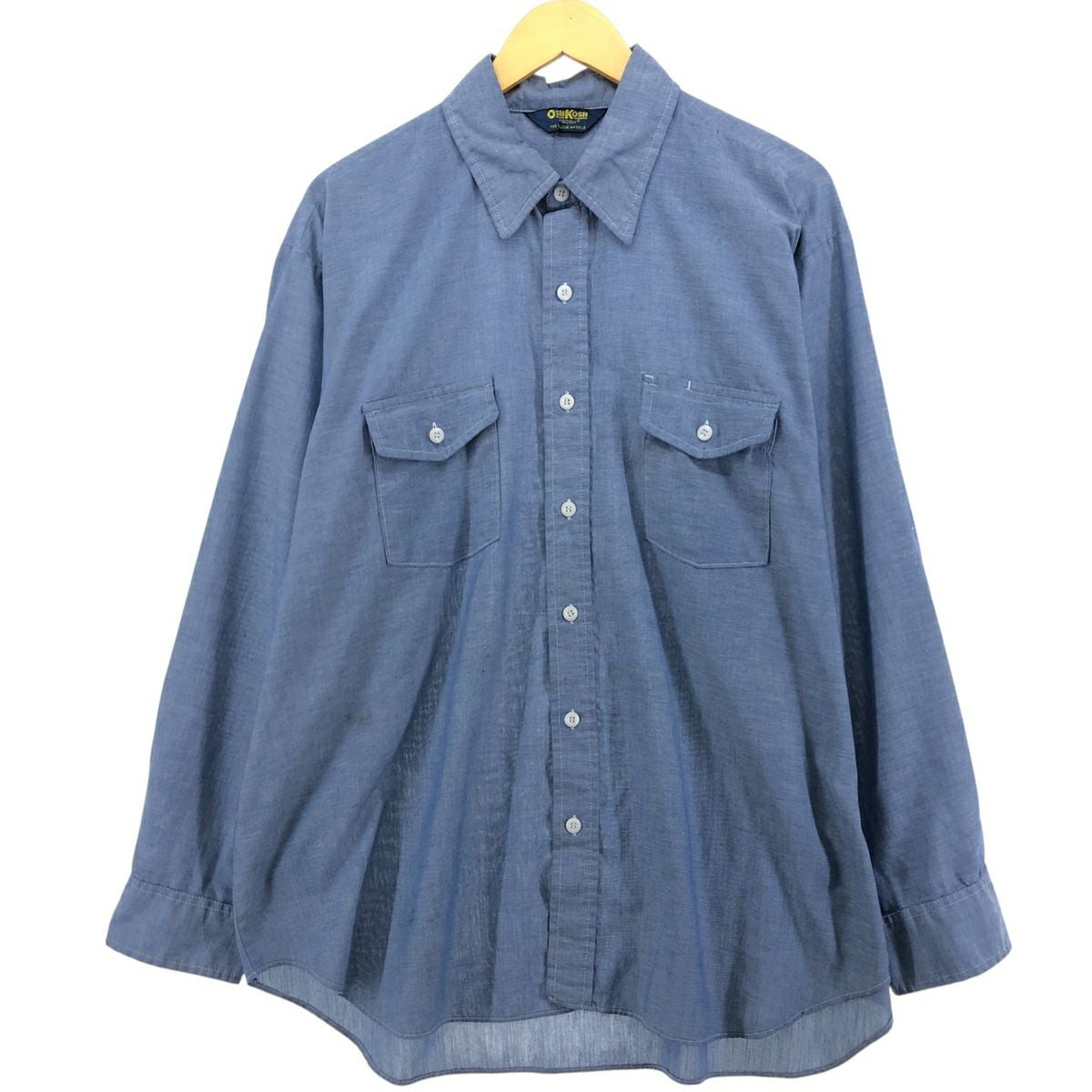 古着 80年代 オシュコシュ Osh kosh 長袖 フランネルチェックシャツ
