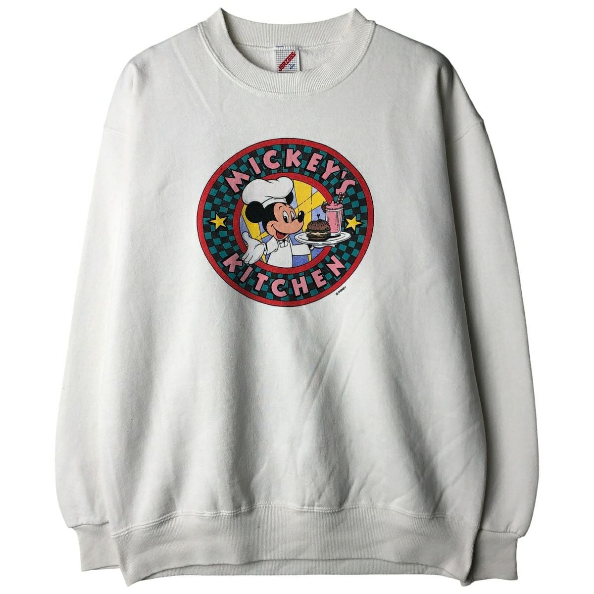 古着 90年代 ジャージーズ Jerzees MICKEY MOUSE ミッキーマウス キャラクタースウェットシャツ トレーナー USA製 メンズL相当 ヴィンテージ/eaa482825 古着 90年代 ジャージーズ Jerzees MICKEY MOUSE ミッキーマウス