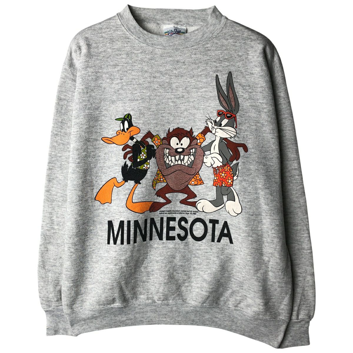 古着 90年代 LOONEY TUNES ルーニーチューンズ キャラクタースウェット