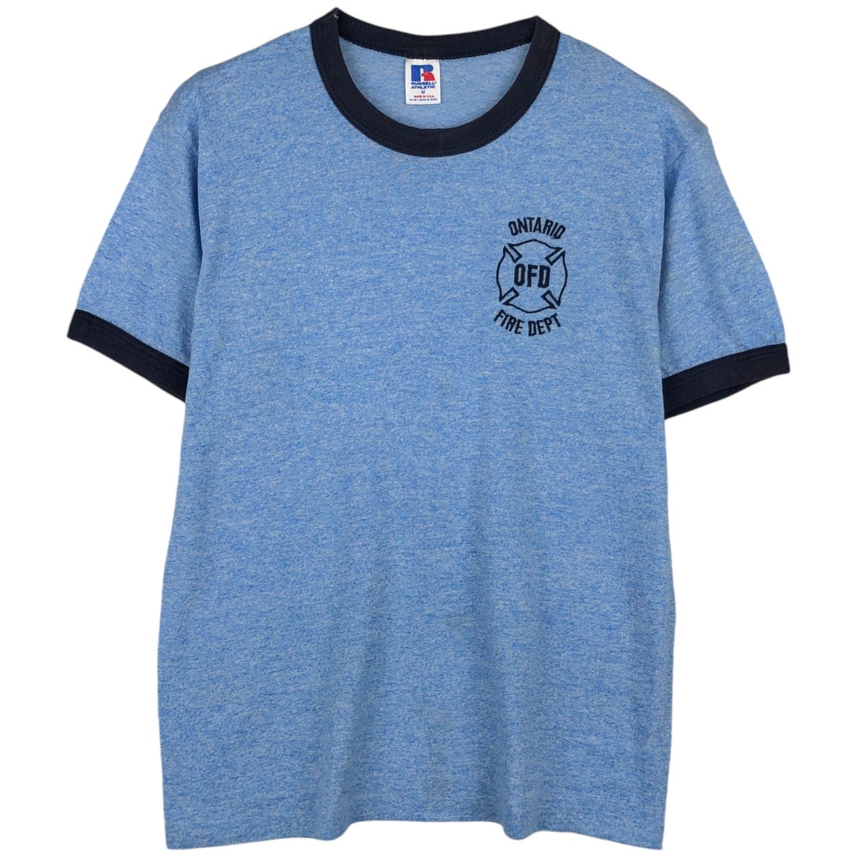 古着 90年代 ラッセル Russell フットボールTシャツ USA製 メンズXL