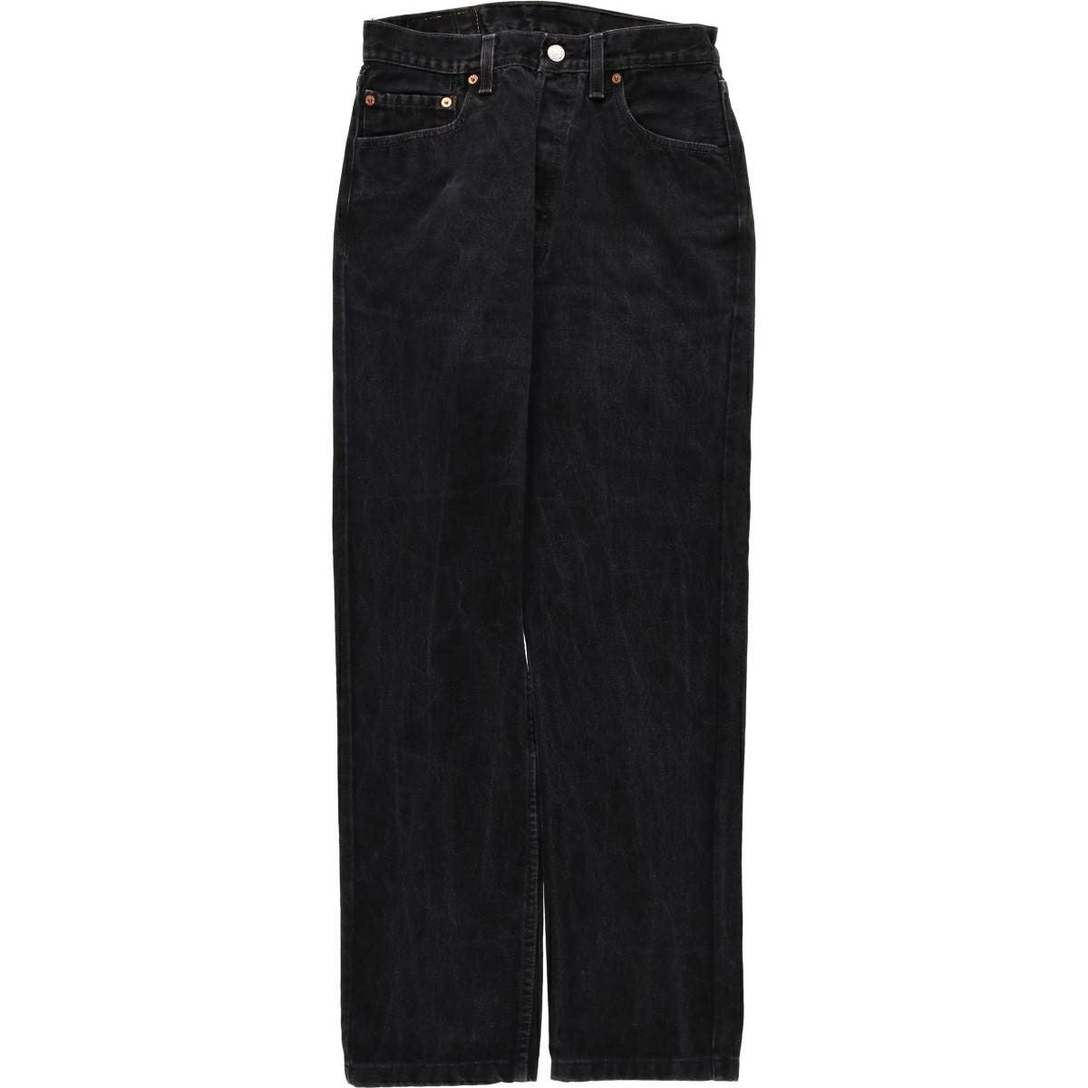 古着 90年代 リーバイス Levis 6501-0660 ブラックデニム ストレート