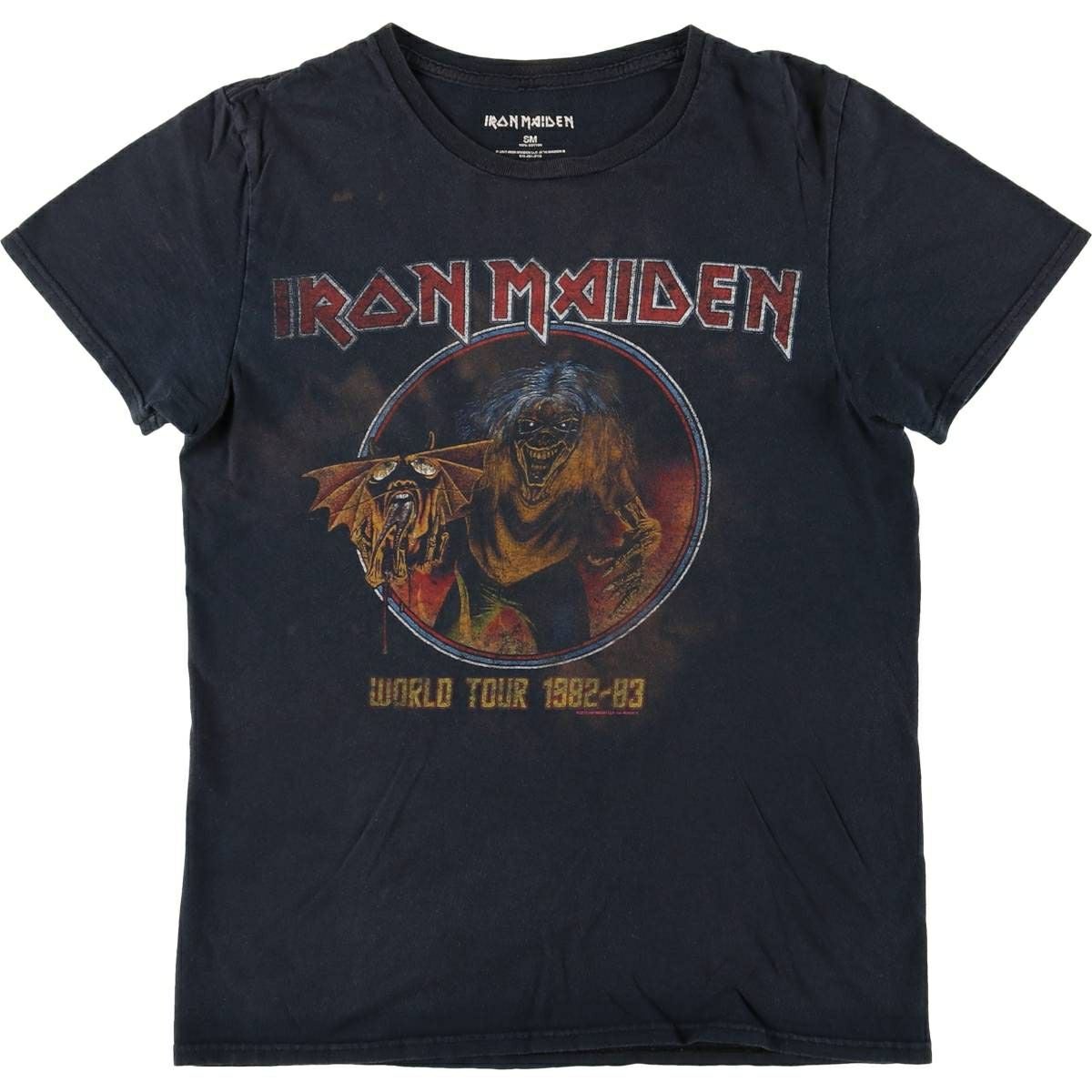 古着 IRON MAIDEN アイアンメイデン バンドTシャツ バンT メンズM相当