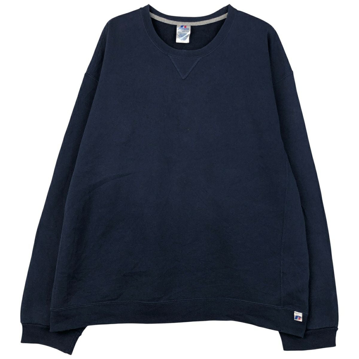 古着 90年代 ラッセル Russell ハーフジップスウェットシャツ
