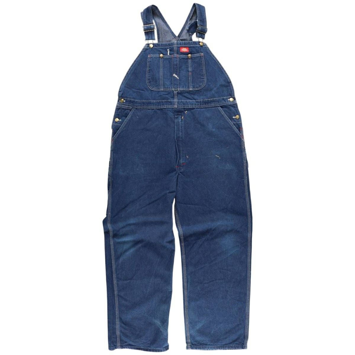 古着 ビッグサイズ ディッキーズ Dickies デニムオーバーオール メンズ