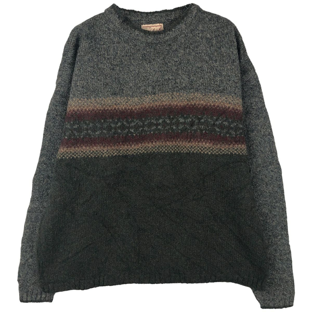 古着 80年代 ウールリッチ WOOLRICH ウールニットセーター メンズM相当