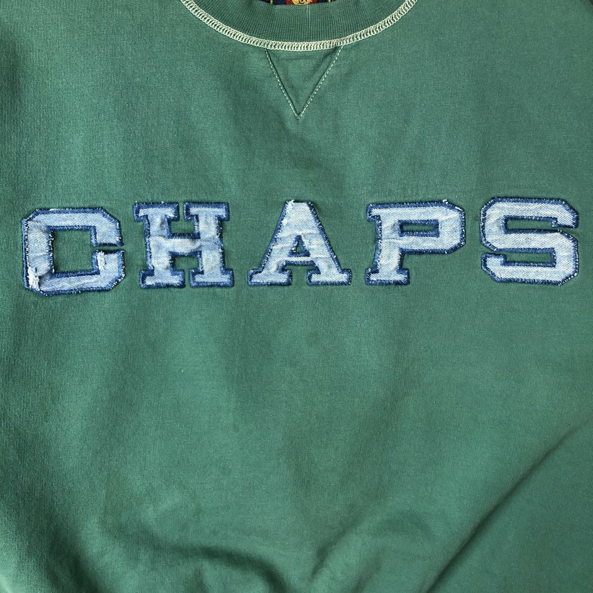 古着 80年代 ラルフローレン Ralph Lauren CHAPS チャップス ロゴ